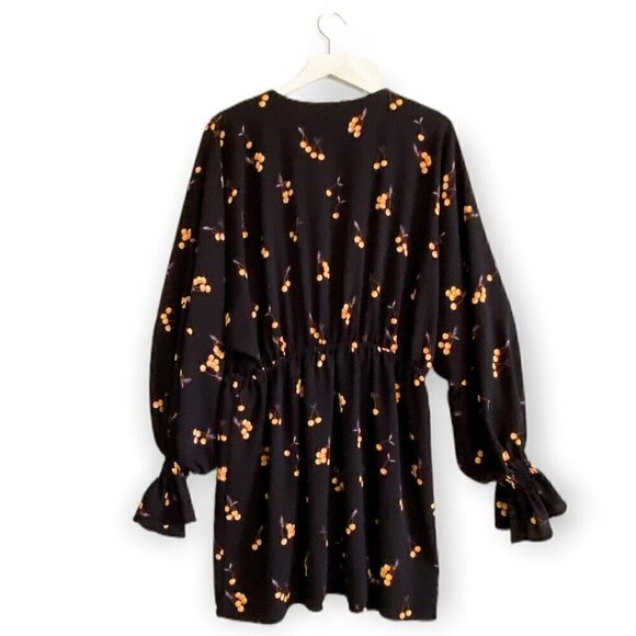 BAUM‎ UND PFERDGARTEN Ariana cherry mini dress, Size 42 EU/12US, Black - Picture 3 of 15